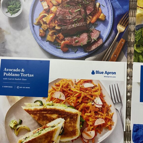15 Blue Apron Recipe Cards - Picture 9 of 11